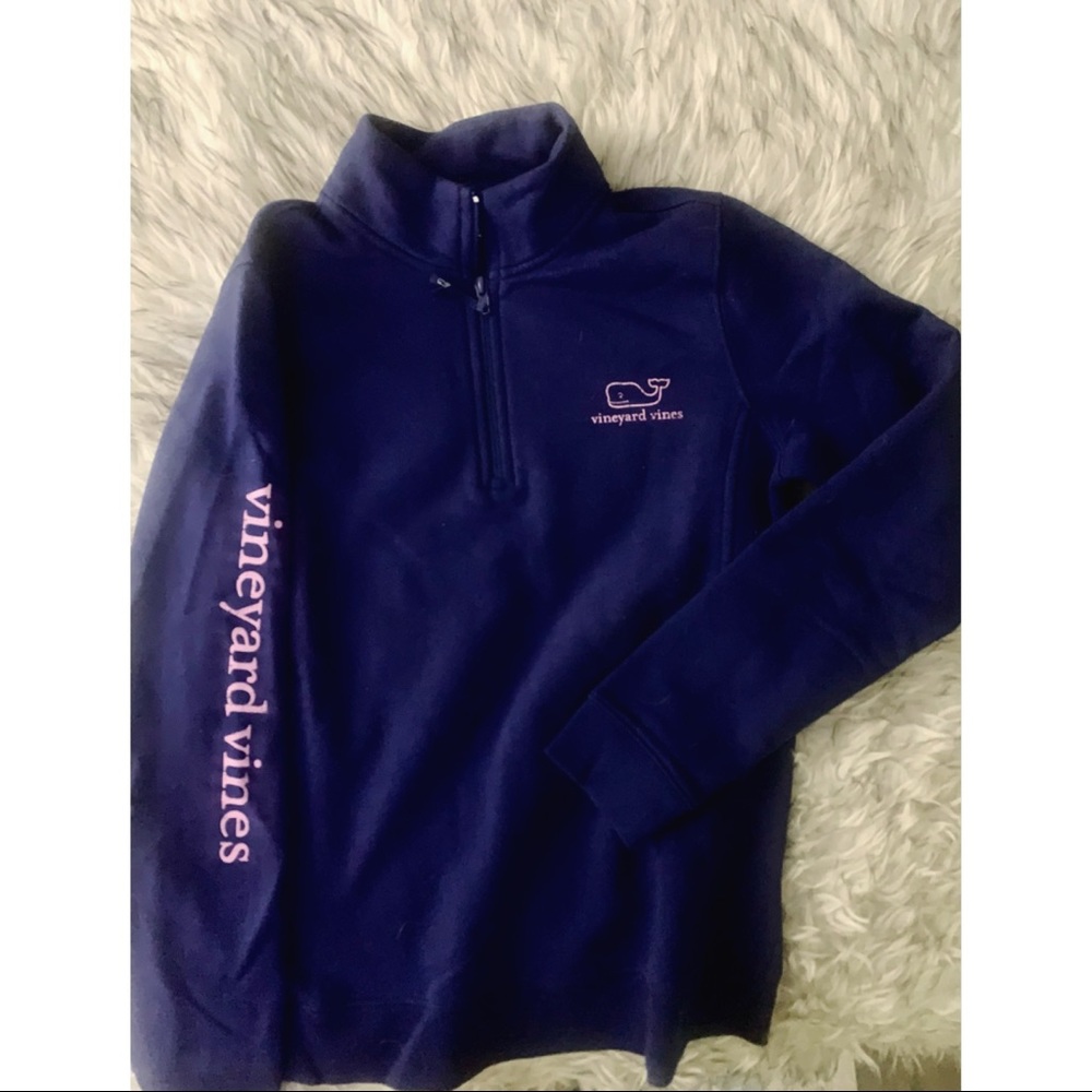 Purple Vineyard Vines 1/4 Zip Pullover